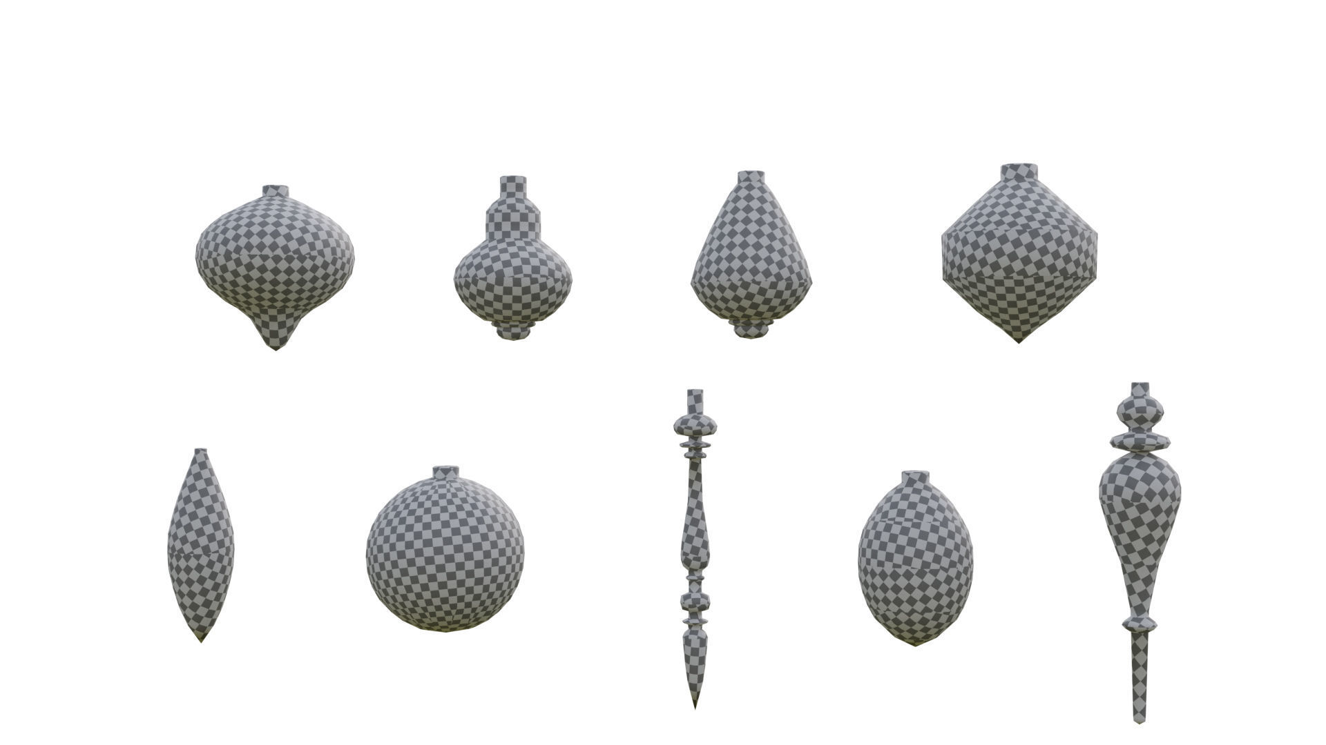 Christmas Decoration  Free low-poly 3D model_4