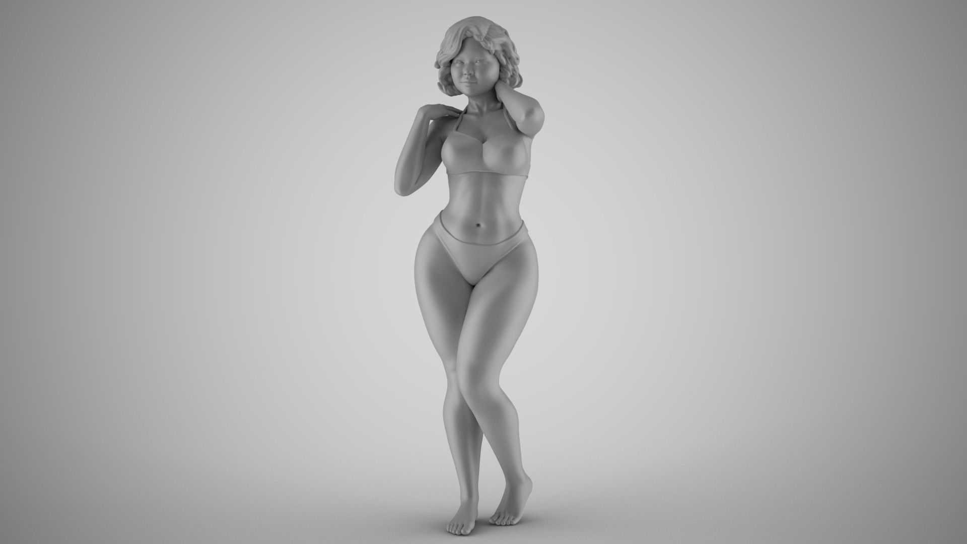 Peppy Woman 3D print model_2