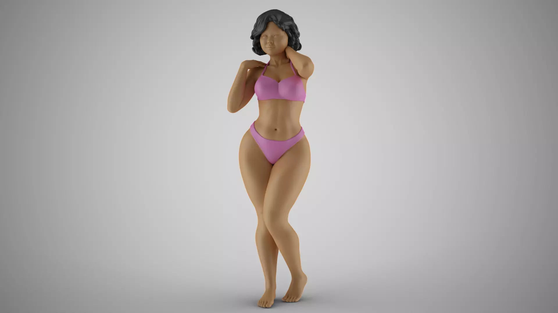 Peppy Woman 3D print model_0