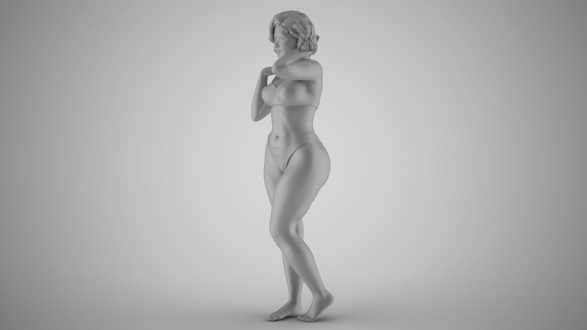 Peppy Woman 3D print model_1