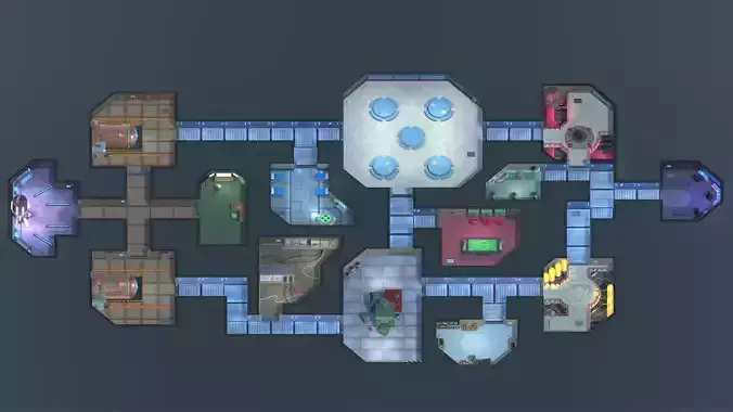Among us Unity Modular edition Low-poly 3D model