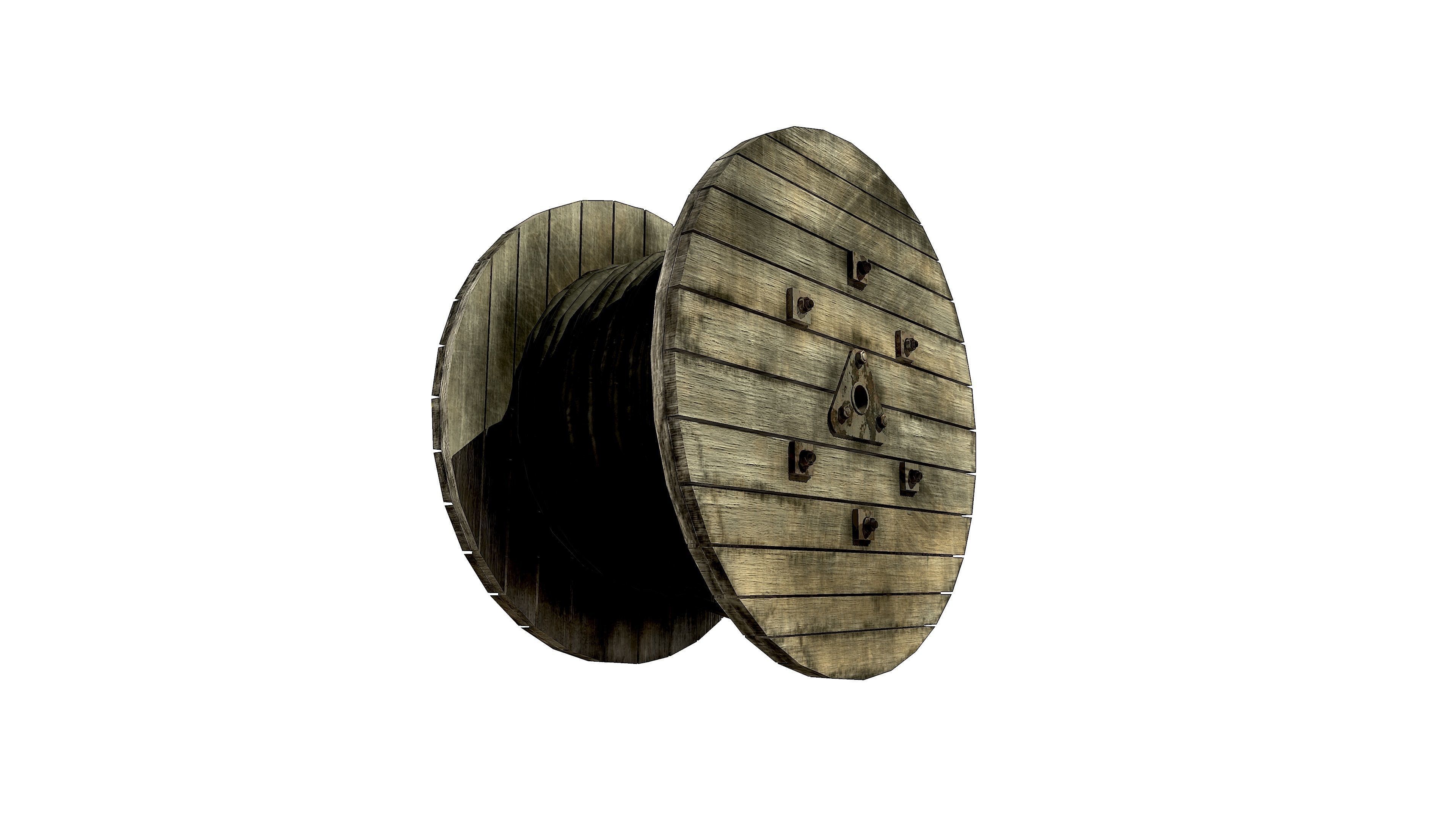 Cable reel 3D model_15