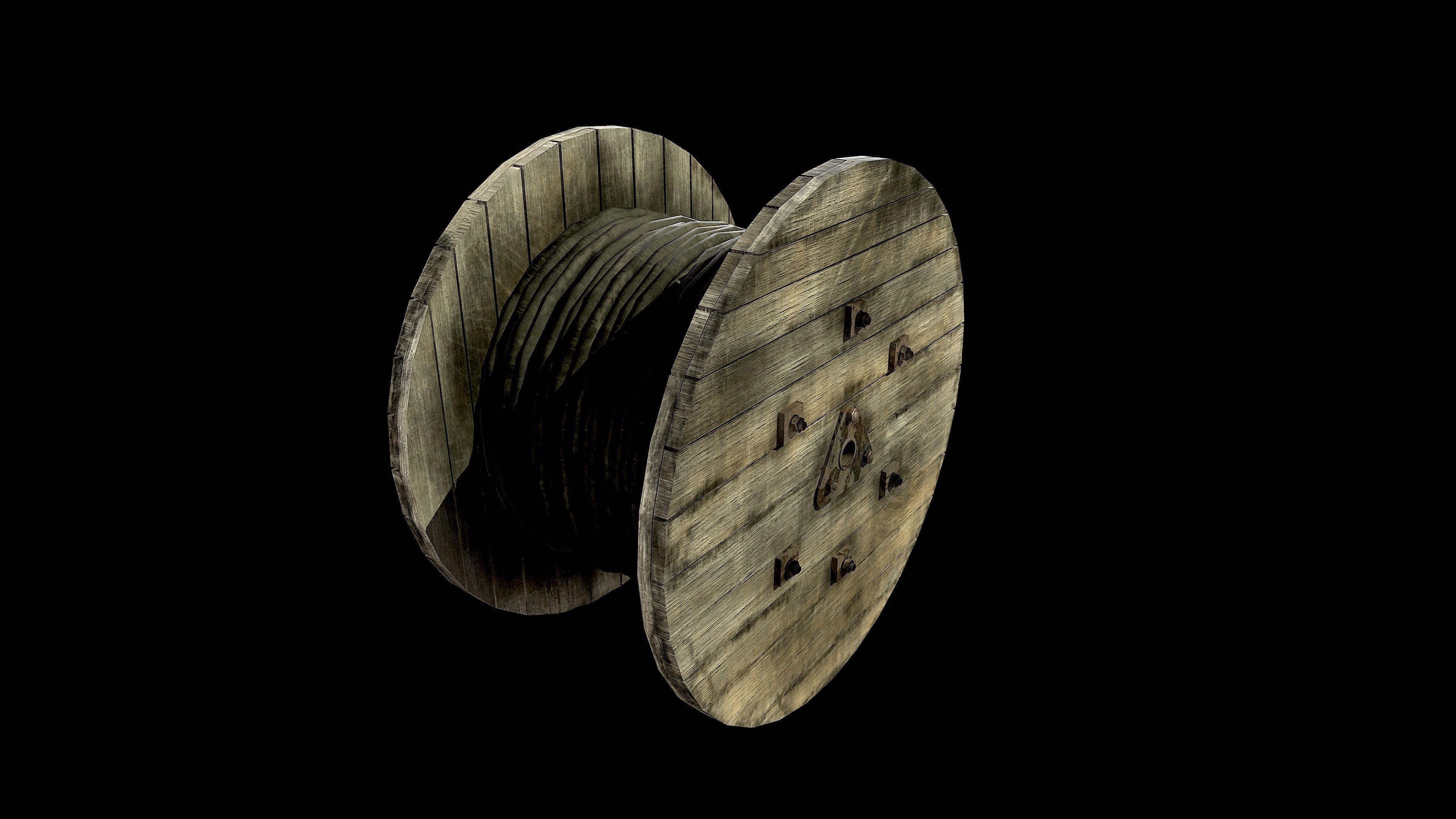 Cable reel 3D model_21