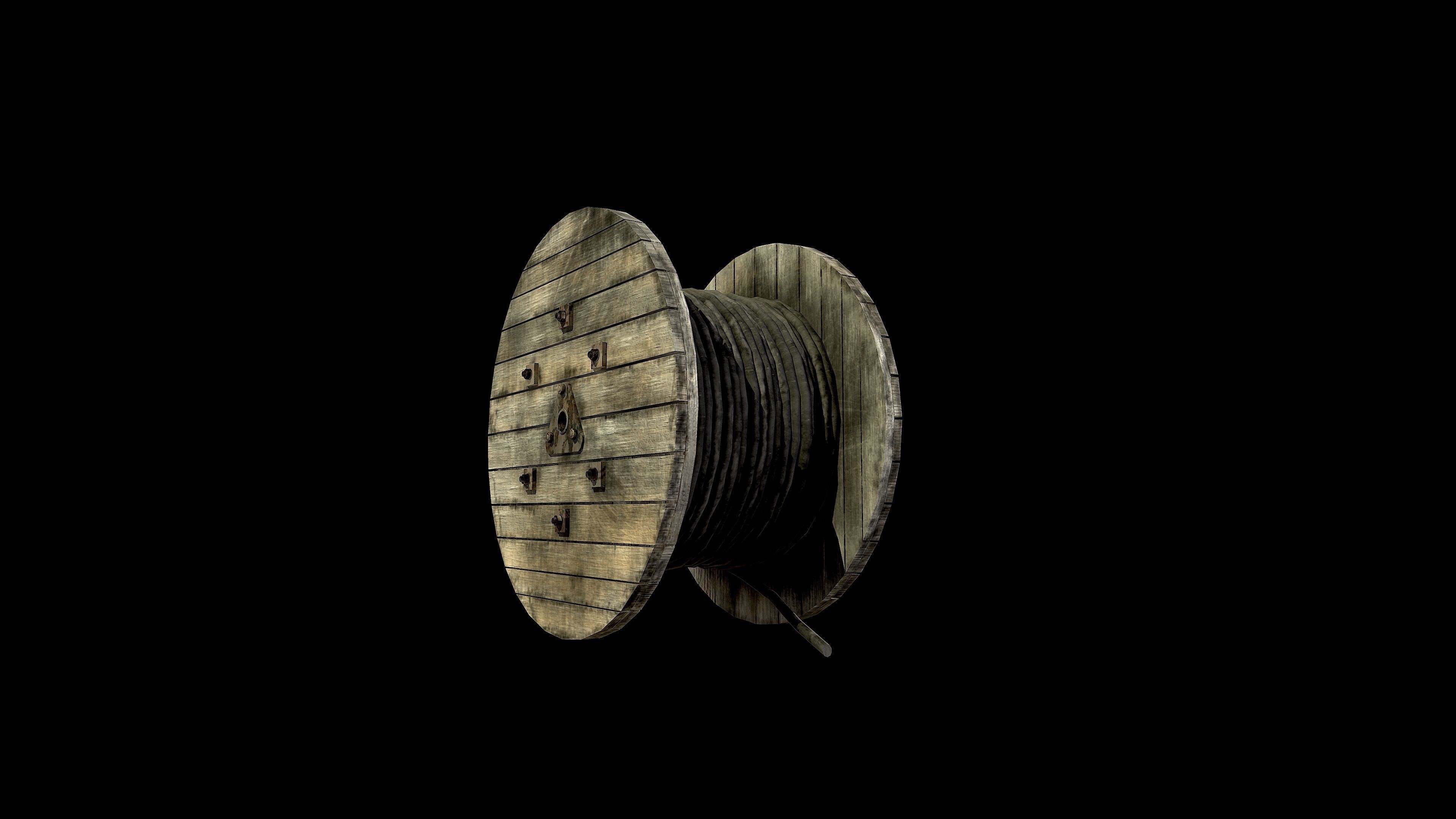 Cable reel 3D model_22