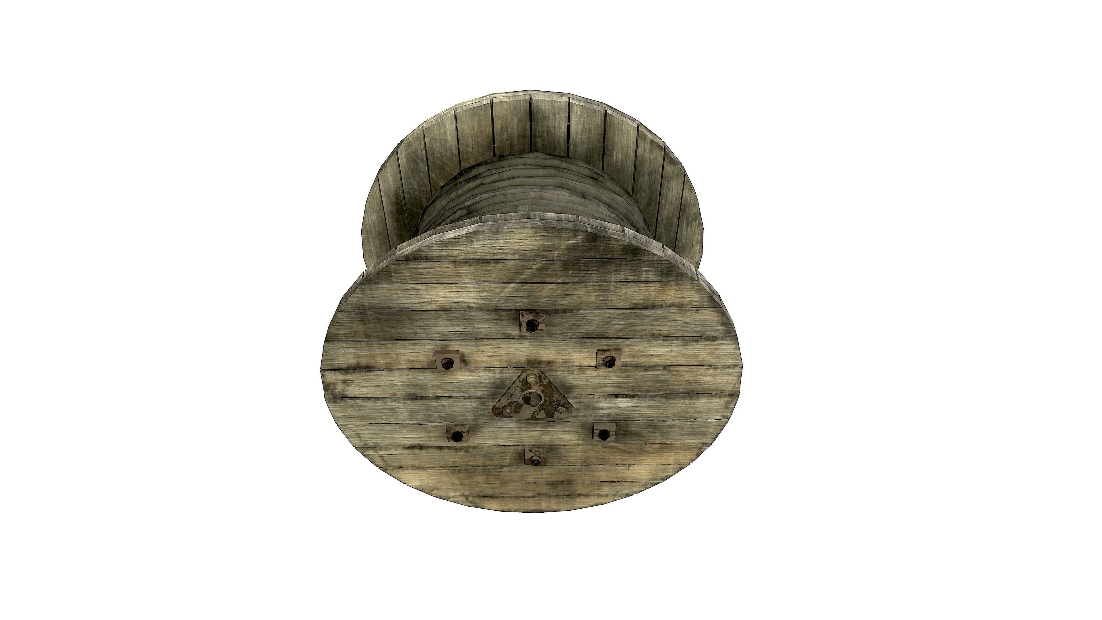 Cable reel 3D model_13