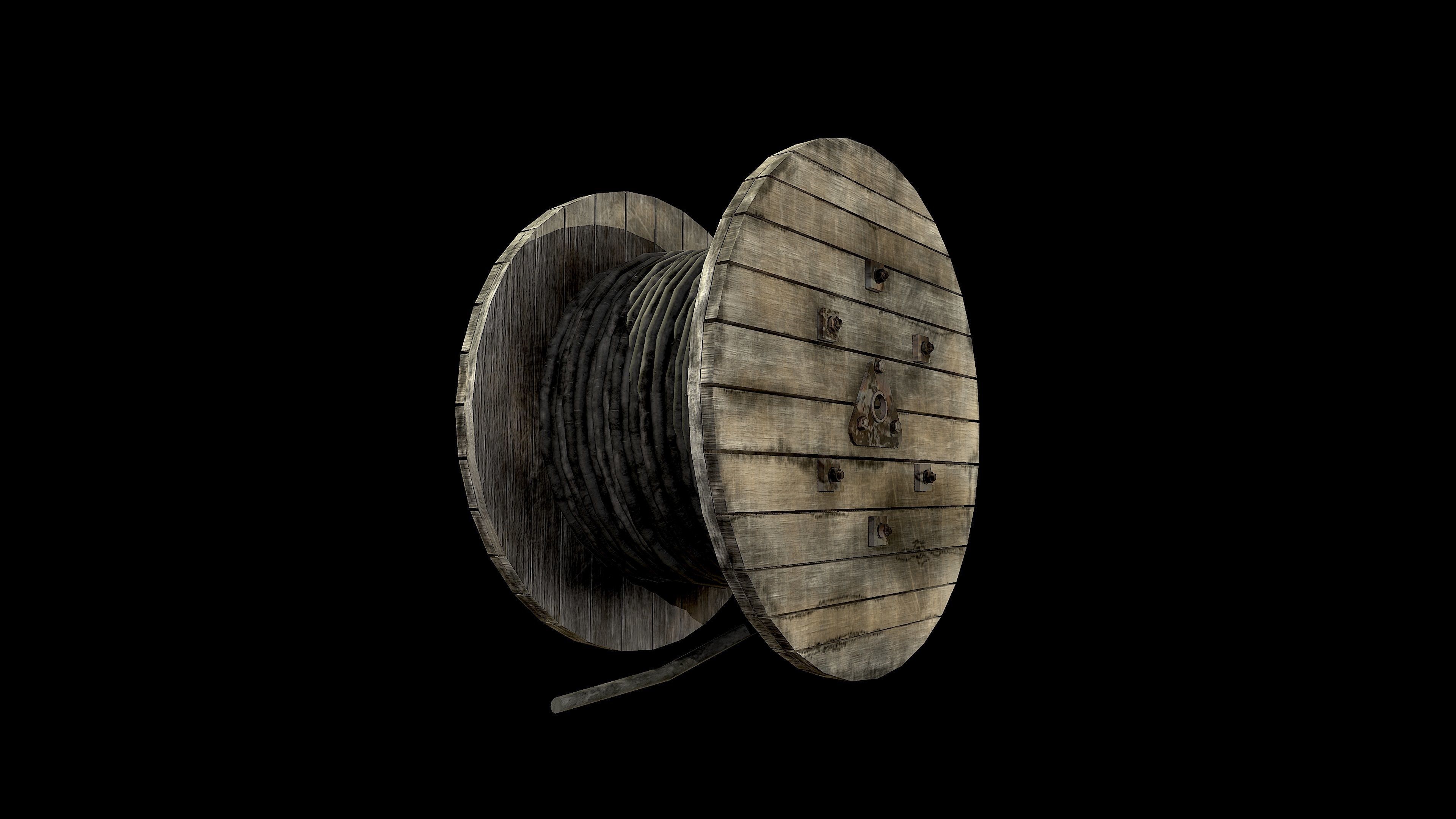 Cable reel 3D model_20