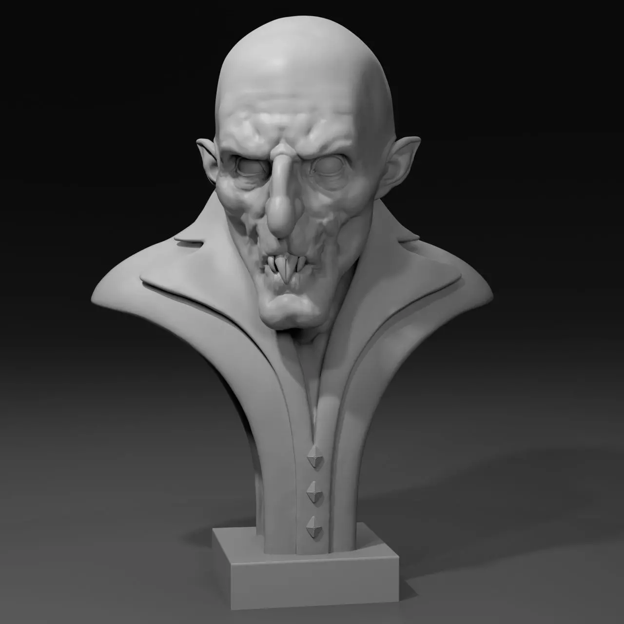 The Vampire bust of 3D model_0