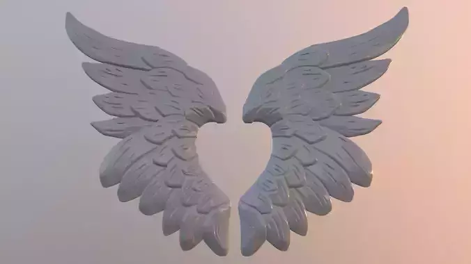 Heart Wings Printable