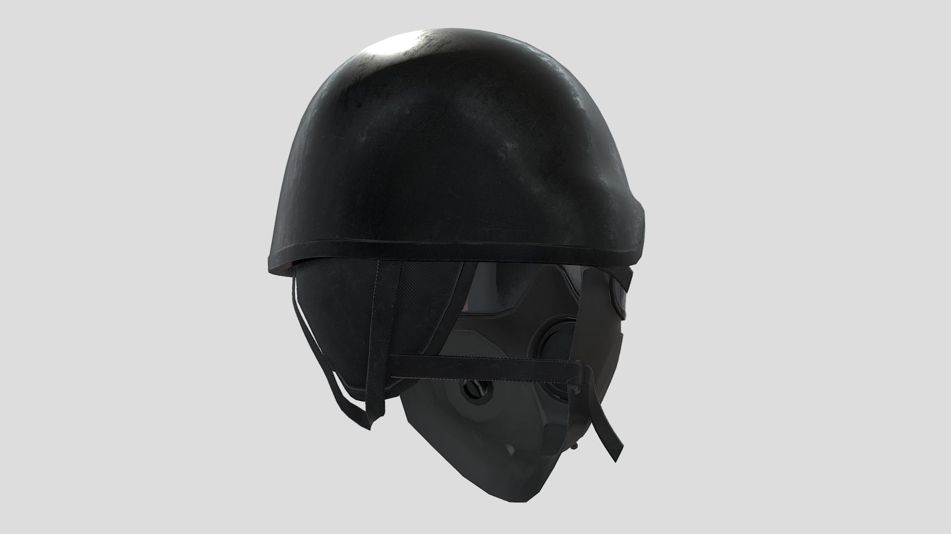 CT Mask Low-poly 3D model_3
