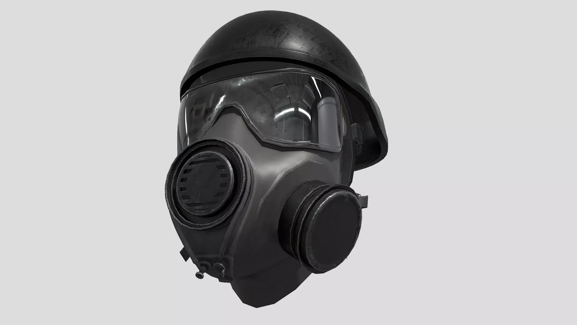 CT Mask Low-poly 3D model_0