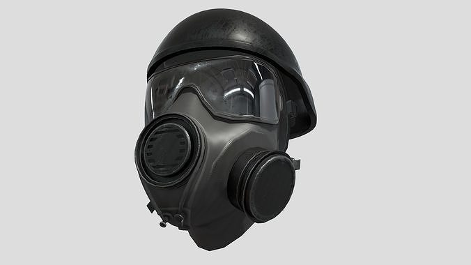 CT Mask Low-poly 3D model