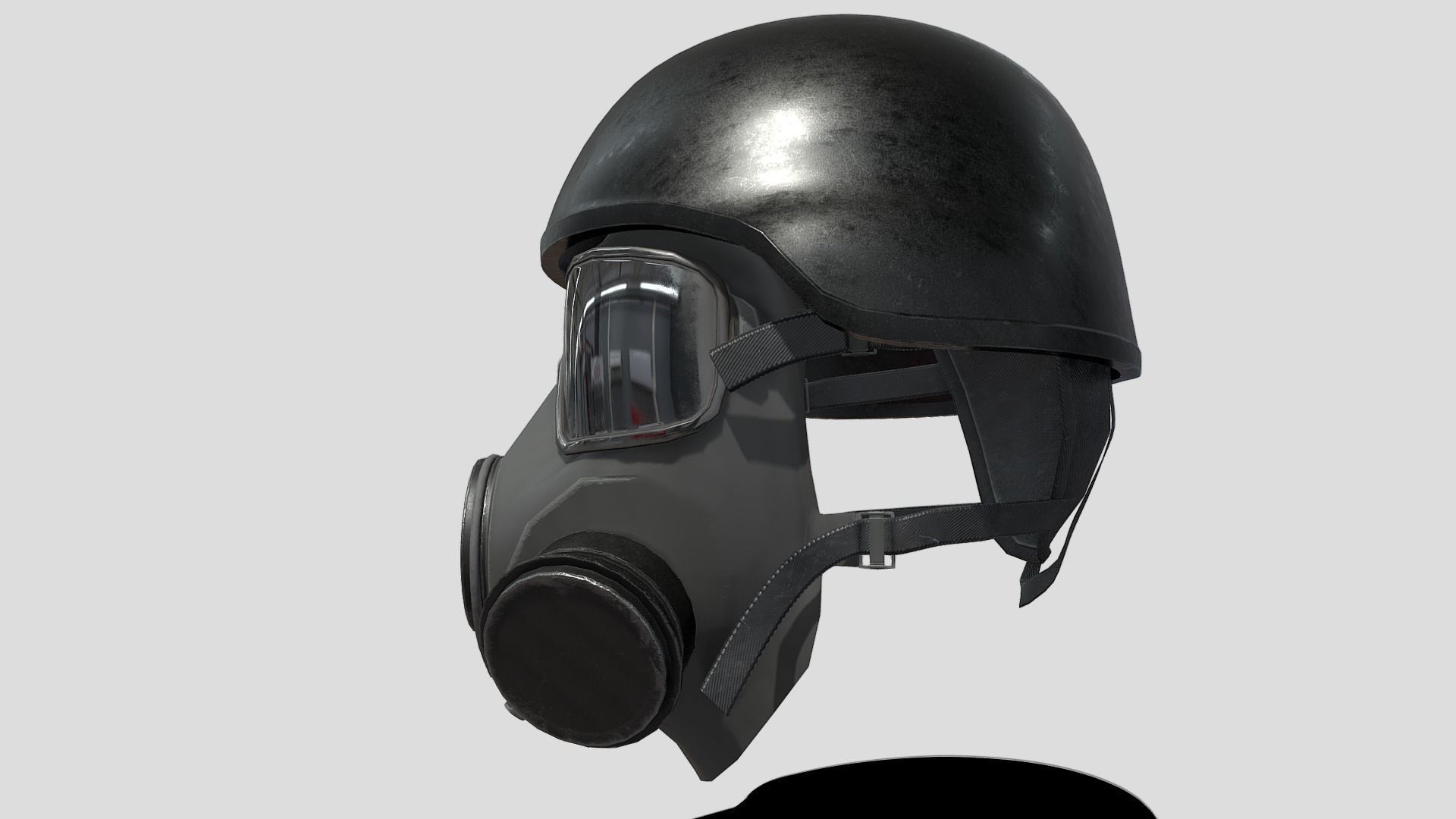 CT Mask Low-poly 3D model_1
