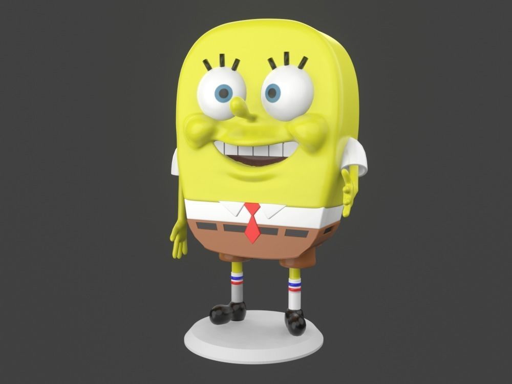 Spongebob meme sculpture 3D print 3D print model_4
