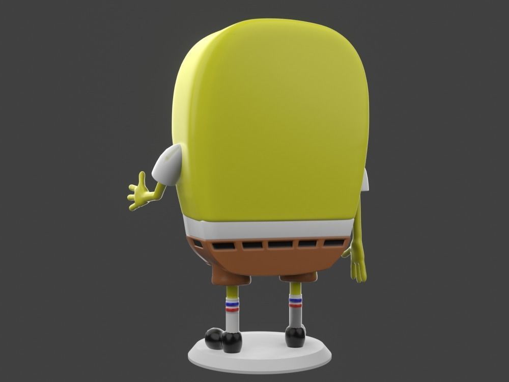 Spongebob meme sculpture 3D print 3D print model_8