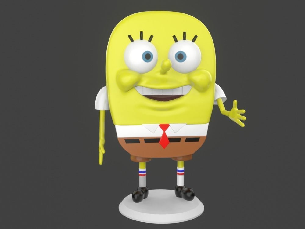 Spongebob meme sculpture 3D print 3D print model_2