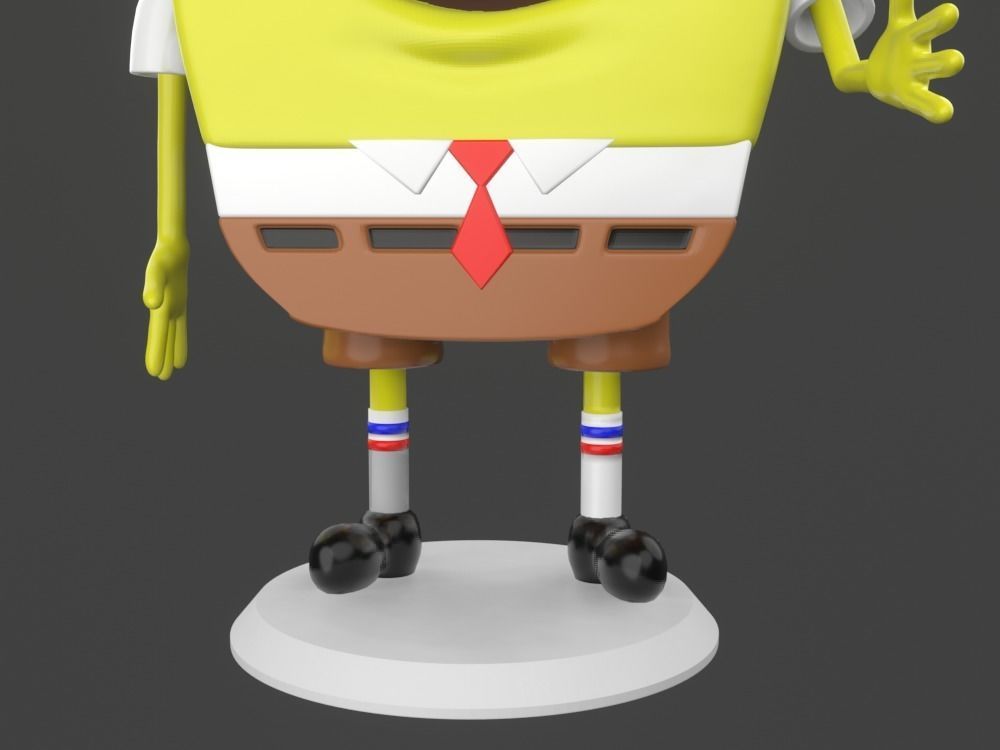 Spongebob meme sculpture 3D print 3D print model_6