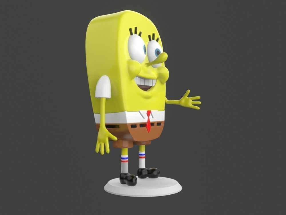 Spongebob meme sculpture 3D print 3D print model_17