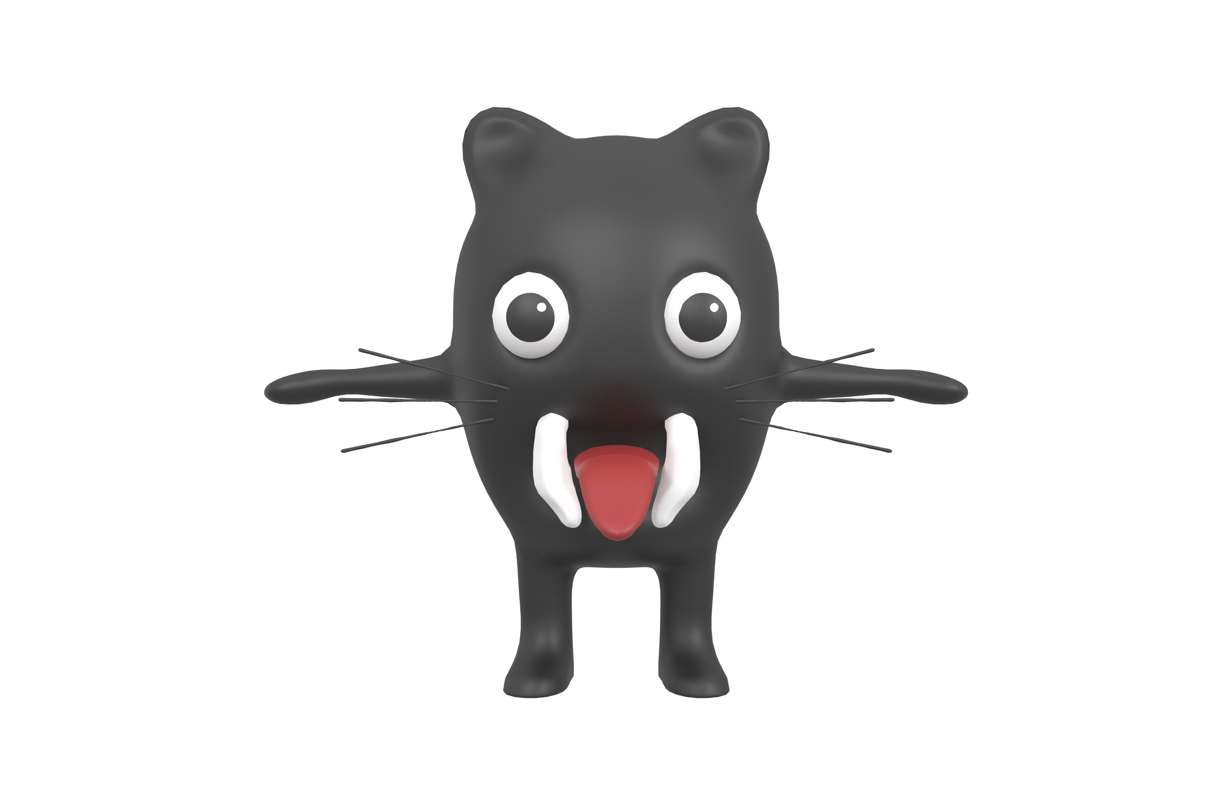 Aliens Monster v1 001 Low-poly 3D model_3