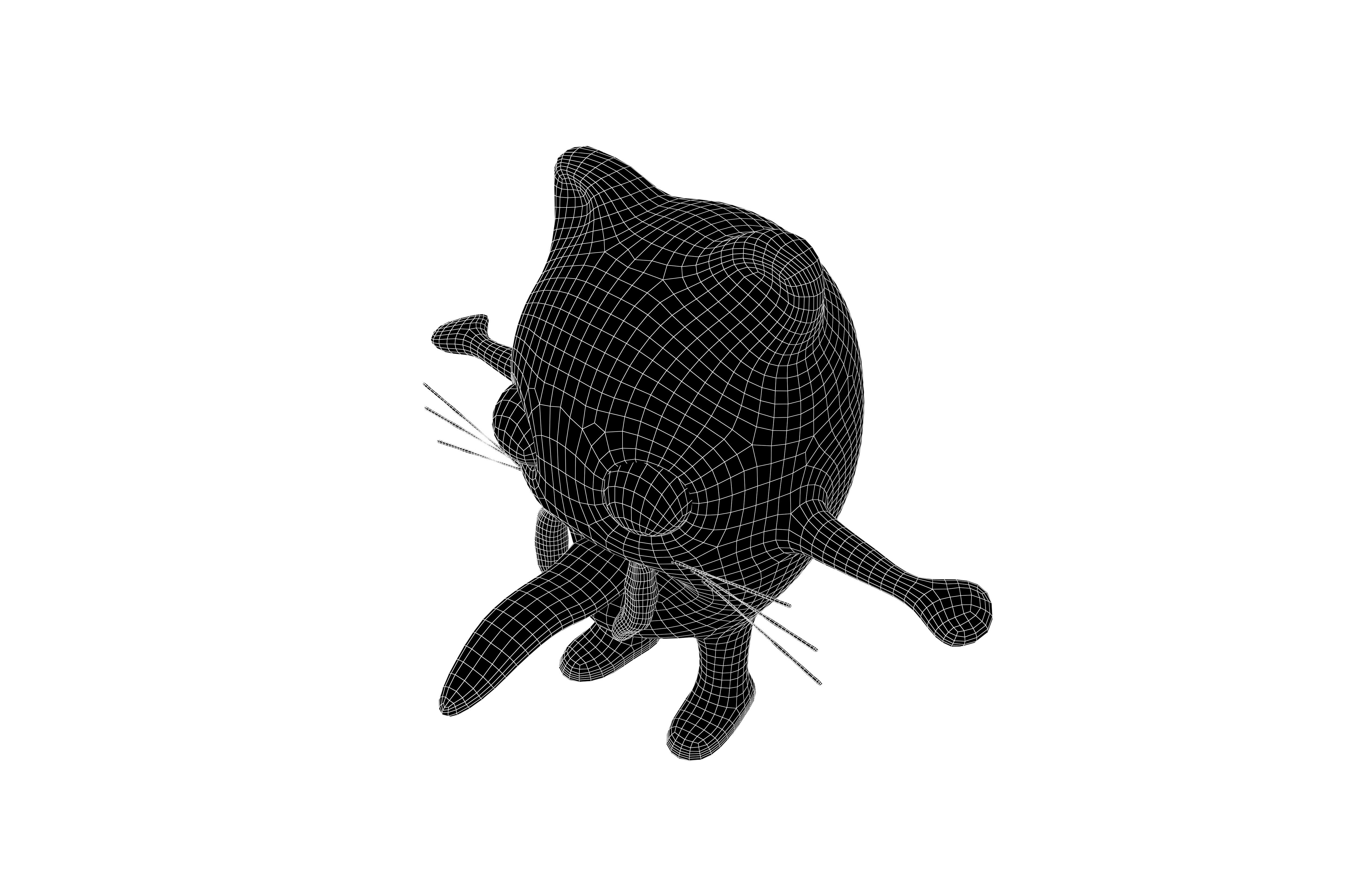 Aliens Monster v1 001 Low-poly 3D model_7