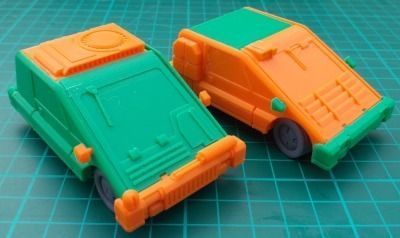 Cyberpunk Compact Cars - 28mm Sci-Fi 3D print model_4
