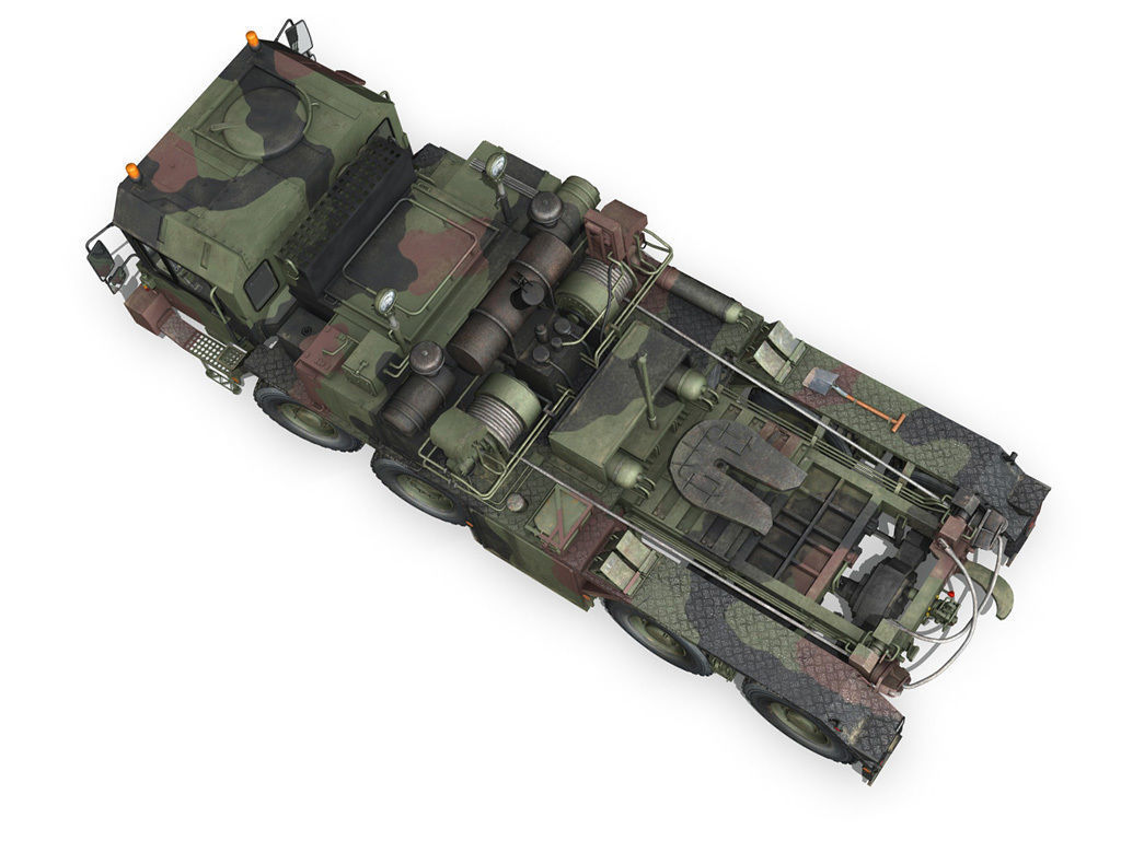 Faun STL-56 Tank Transporter 3D model_11