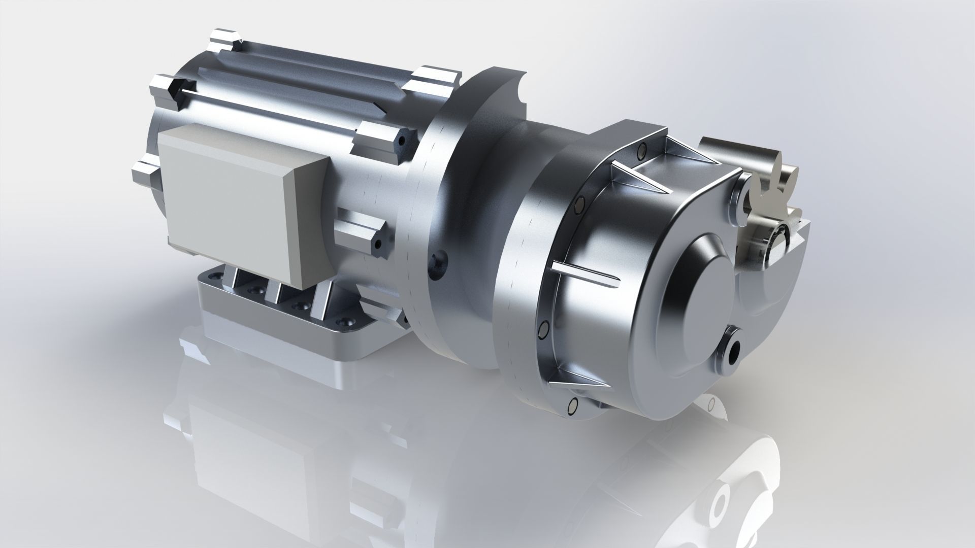 Hydraulic Pump Cross-Section 3D model_3