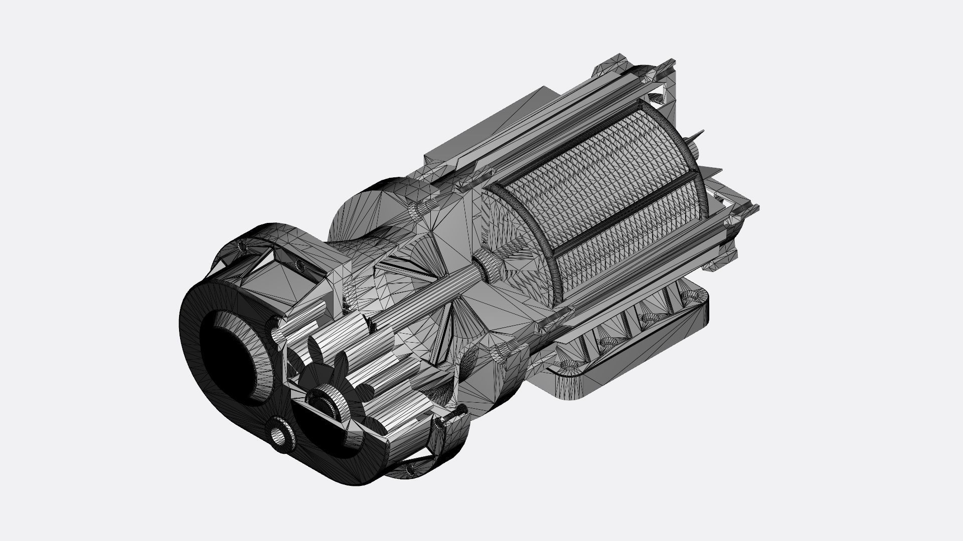 Hydraulic Pump Cross-Section 3D model_9