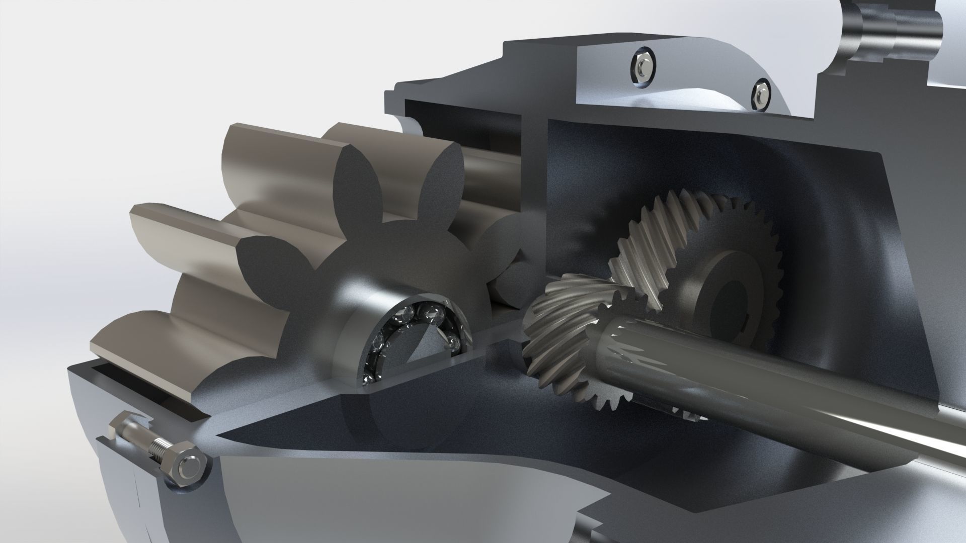 Hydraulic Pump Cross-Section 3D model_4