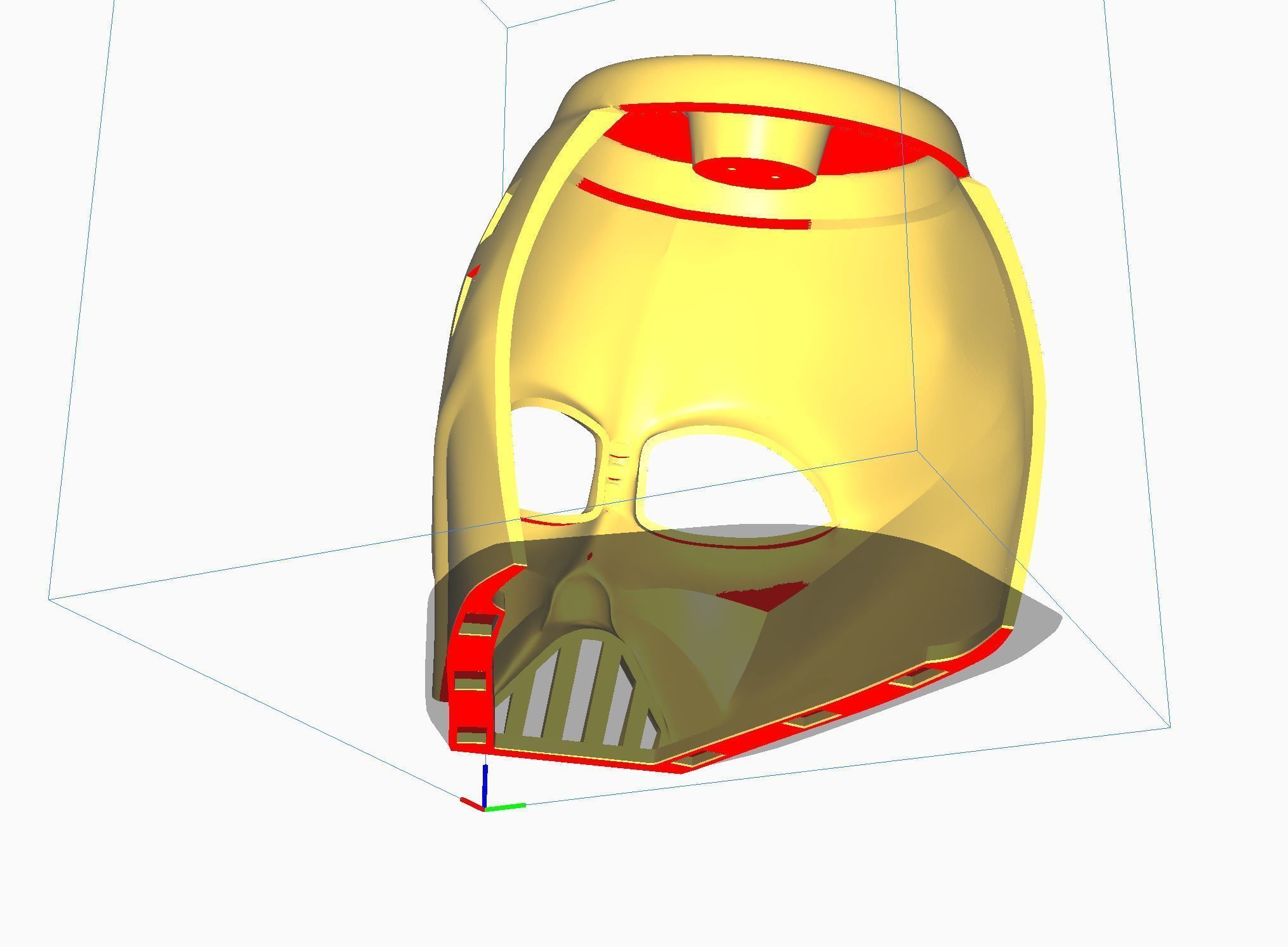 Darth Vador Helmet full details 3d print 3D print model_17