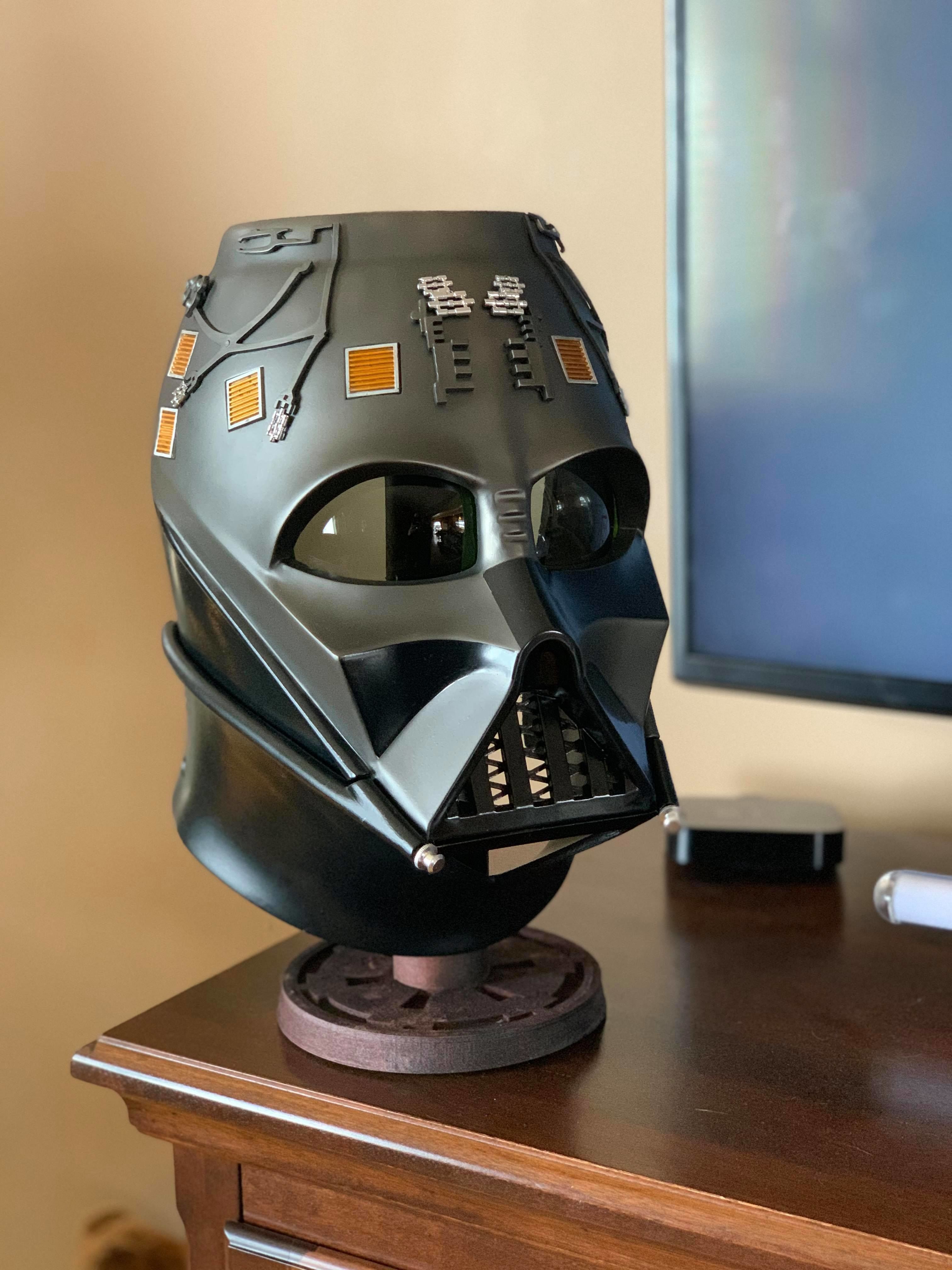 Darth Vador Helmet full details 3d print 3D print model_6