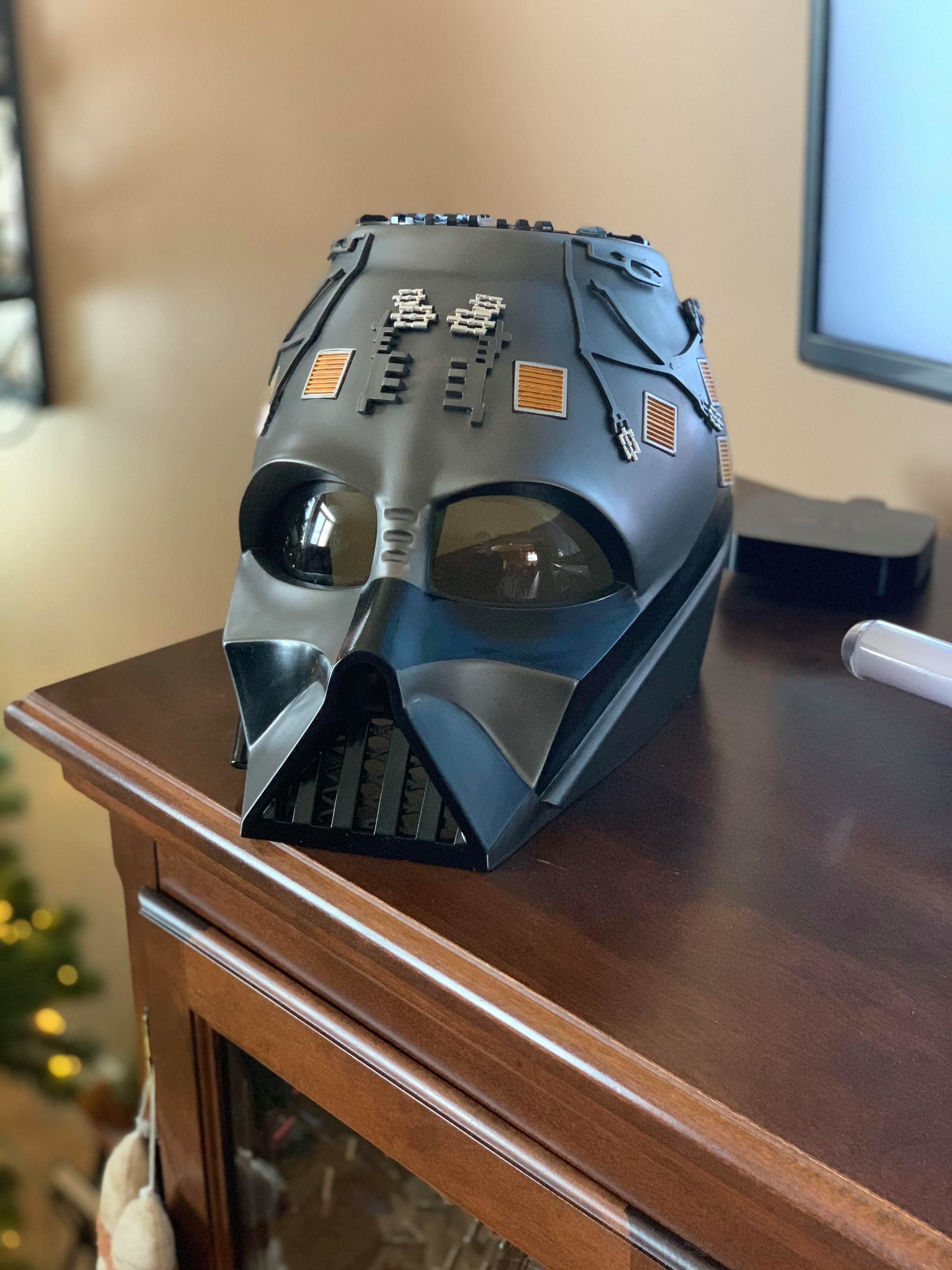 Darth Vador Helmet full details 3d print 3D print model_8