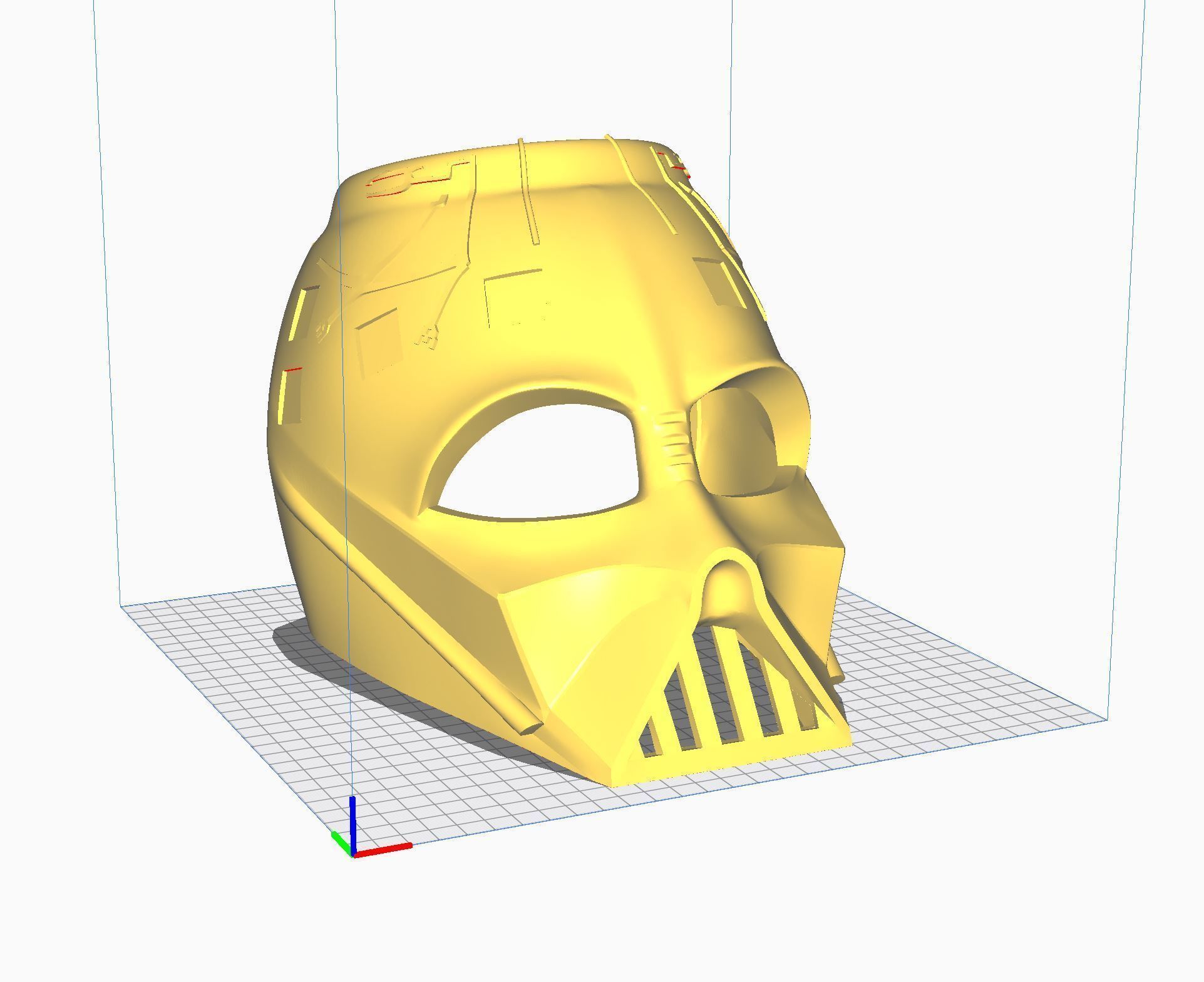 Darth Vador Helmet full details 3d print 3D print model_15