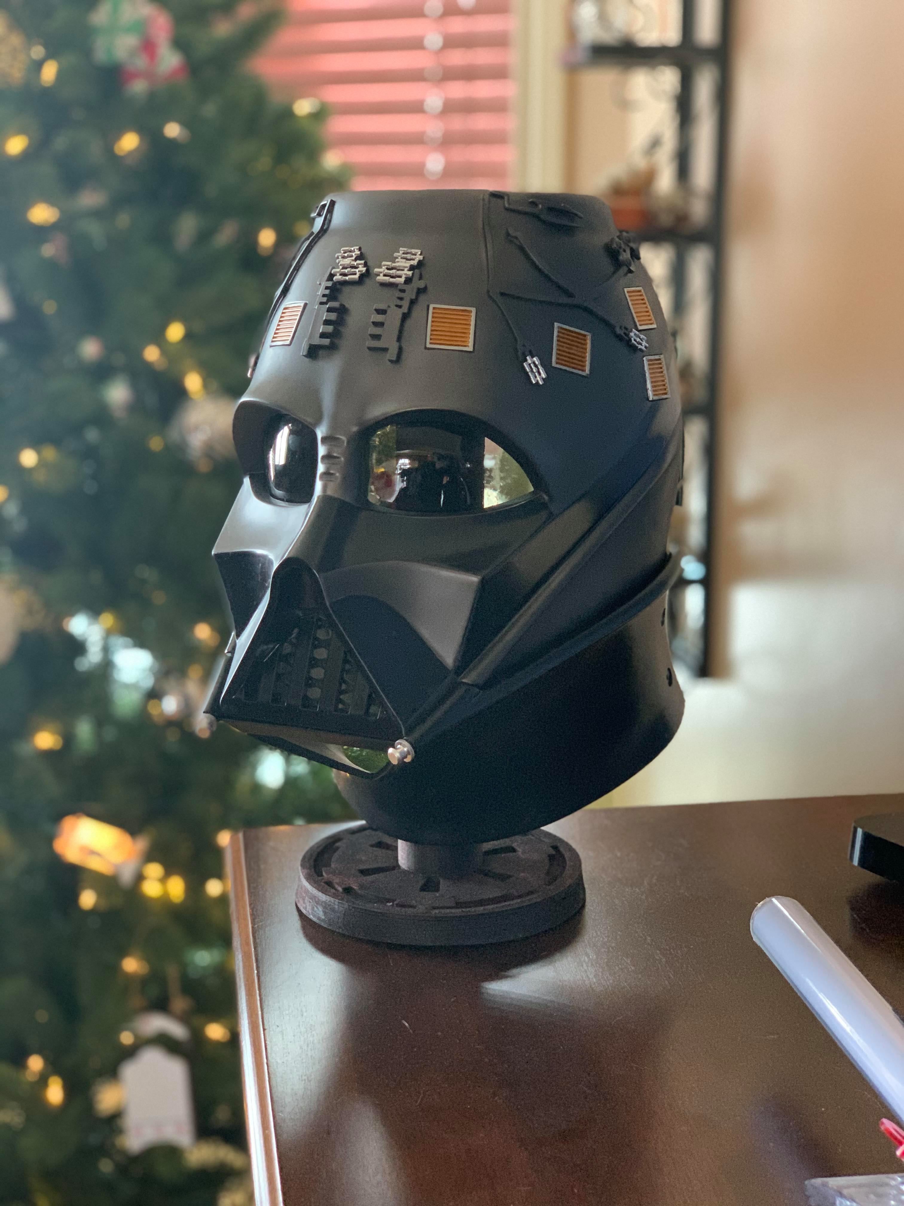 Darth Vador Helmet full details 3d print 3D print model_7