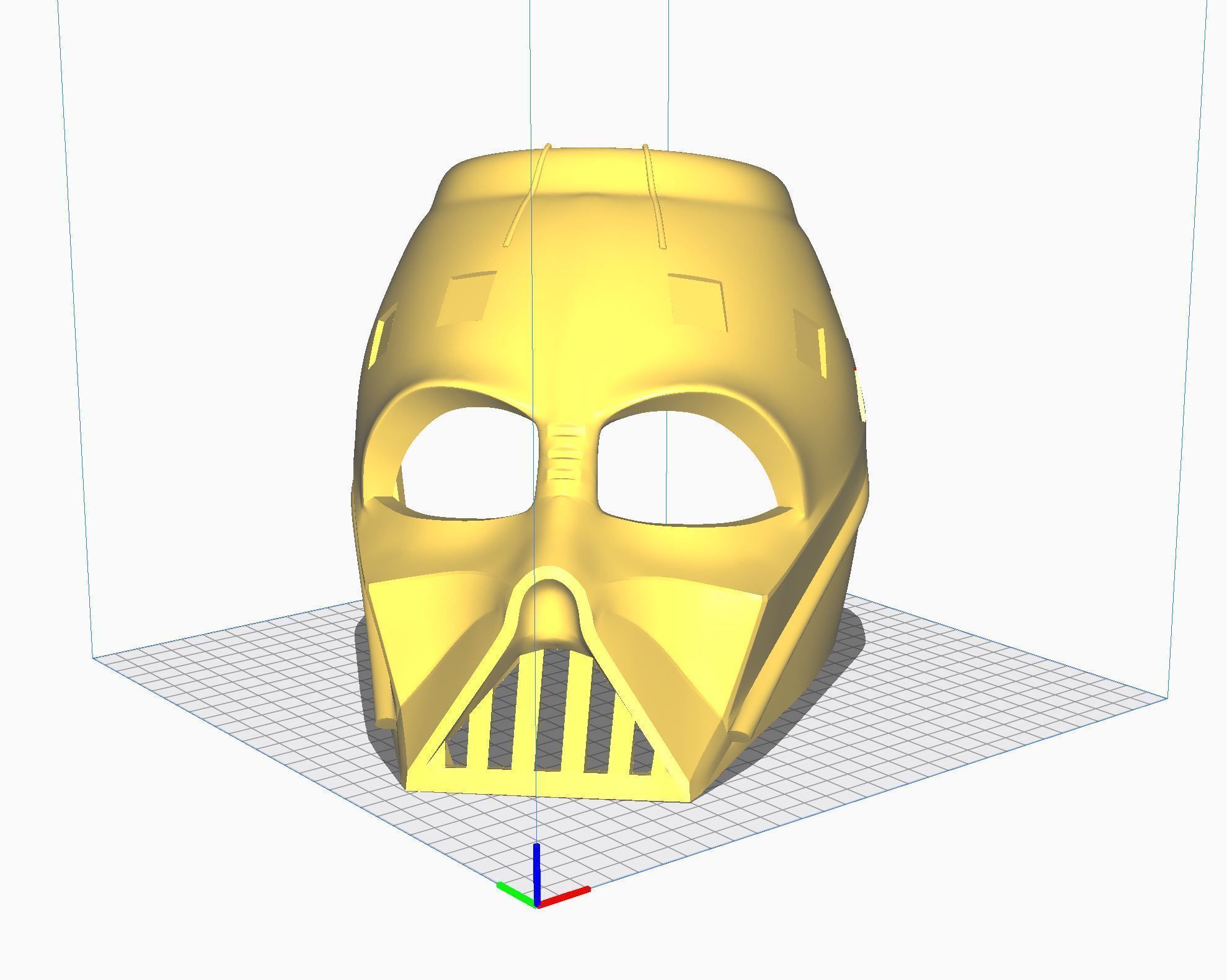 Darth Vador Helmet full details 3d print 3D print model_16