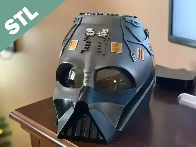 Darth Vador Helmet full details 3d print 3D print model