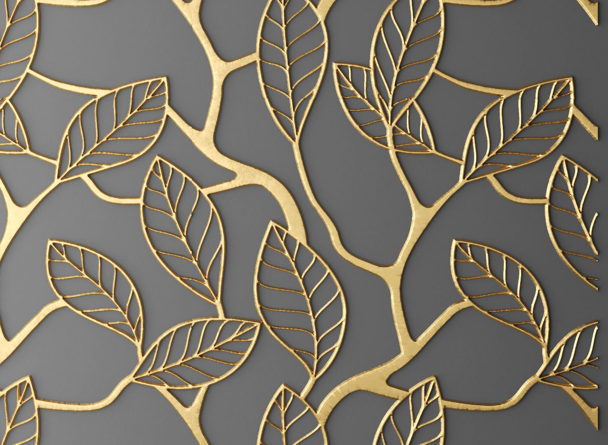 Panel lattice grille 3D 28 3D model_5