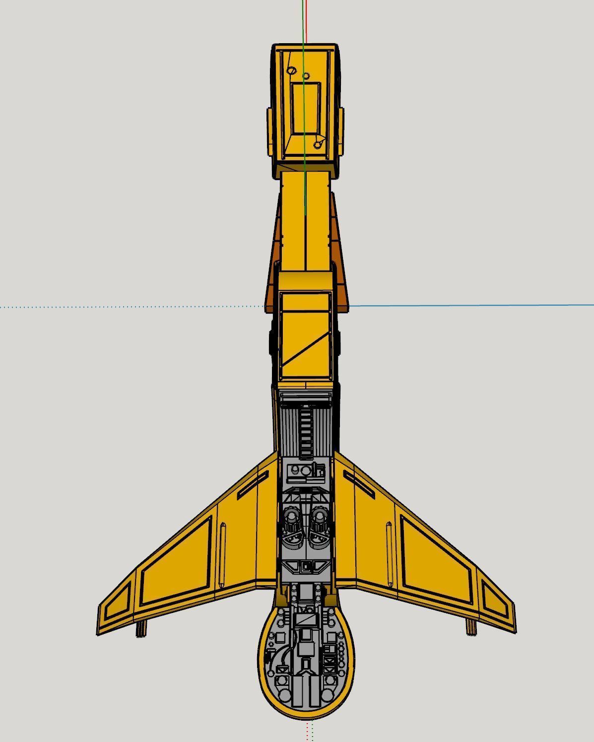 Star Wars - Hounds Tooth Ship Bossk Bounty Hunter 3D print model_10