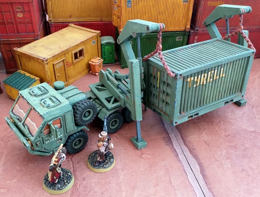 Military Transporter - 28mm Sci-Fi 3D print model_2