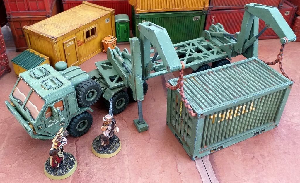 Military Transporter - 28mm Sci-Fi 3D print model_3