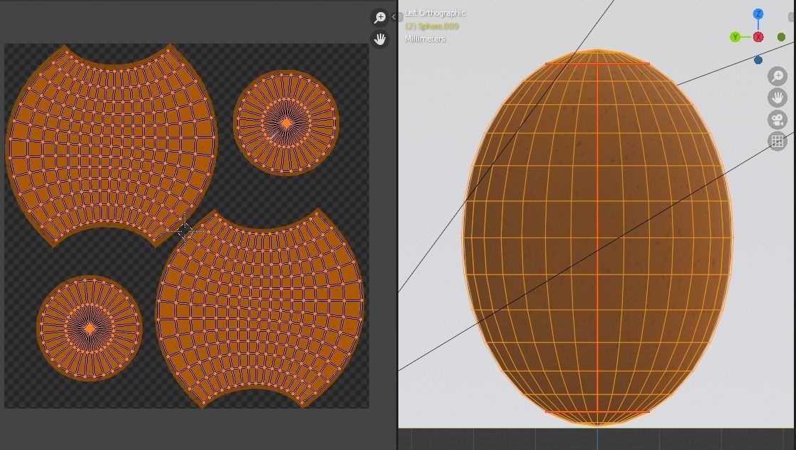 Chicken Egg Low-poly 3D model_8