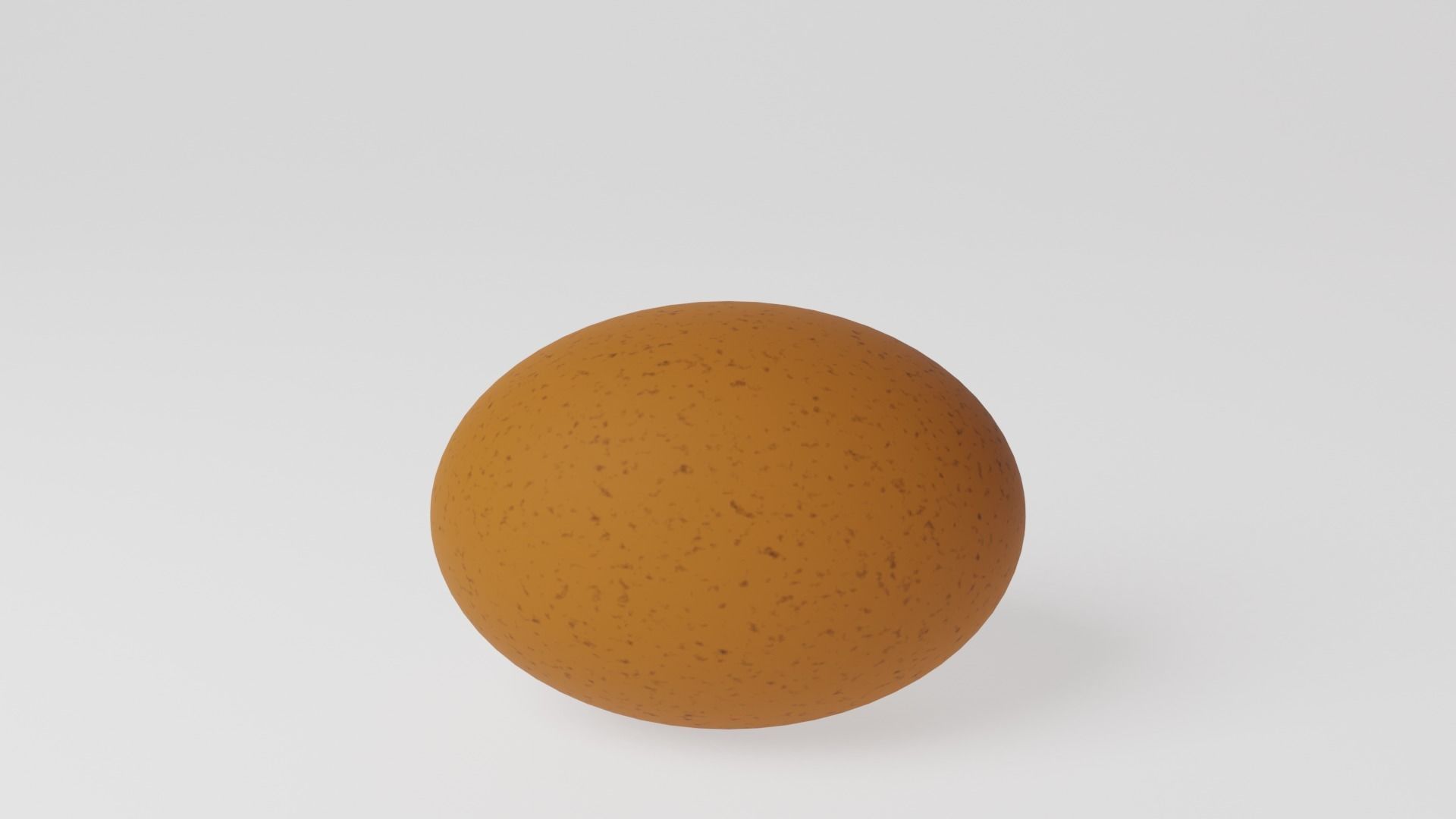 Chicken Egg Low-poly 3D model_11