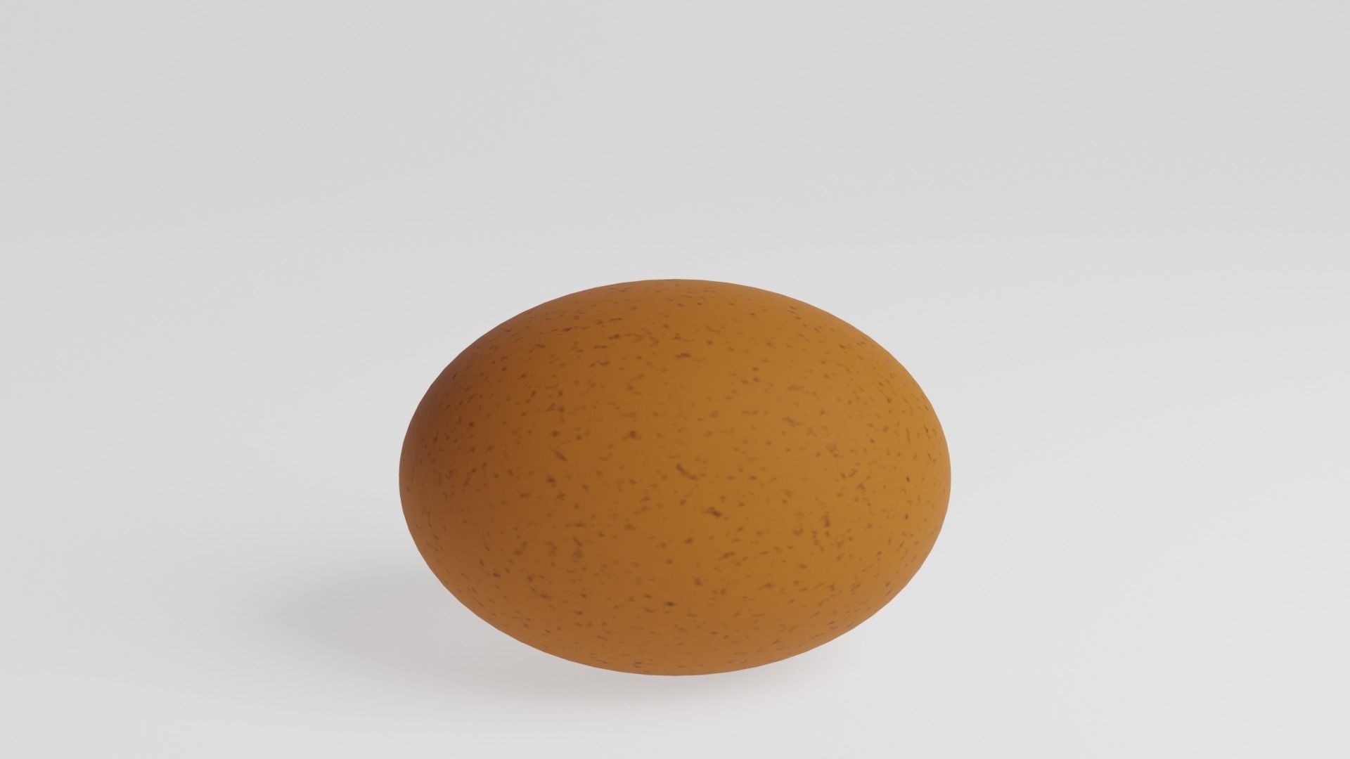 Chicken Egg Low-poly 3D model_7