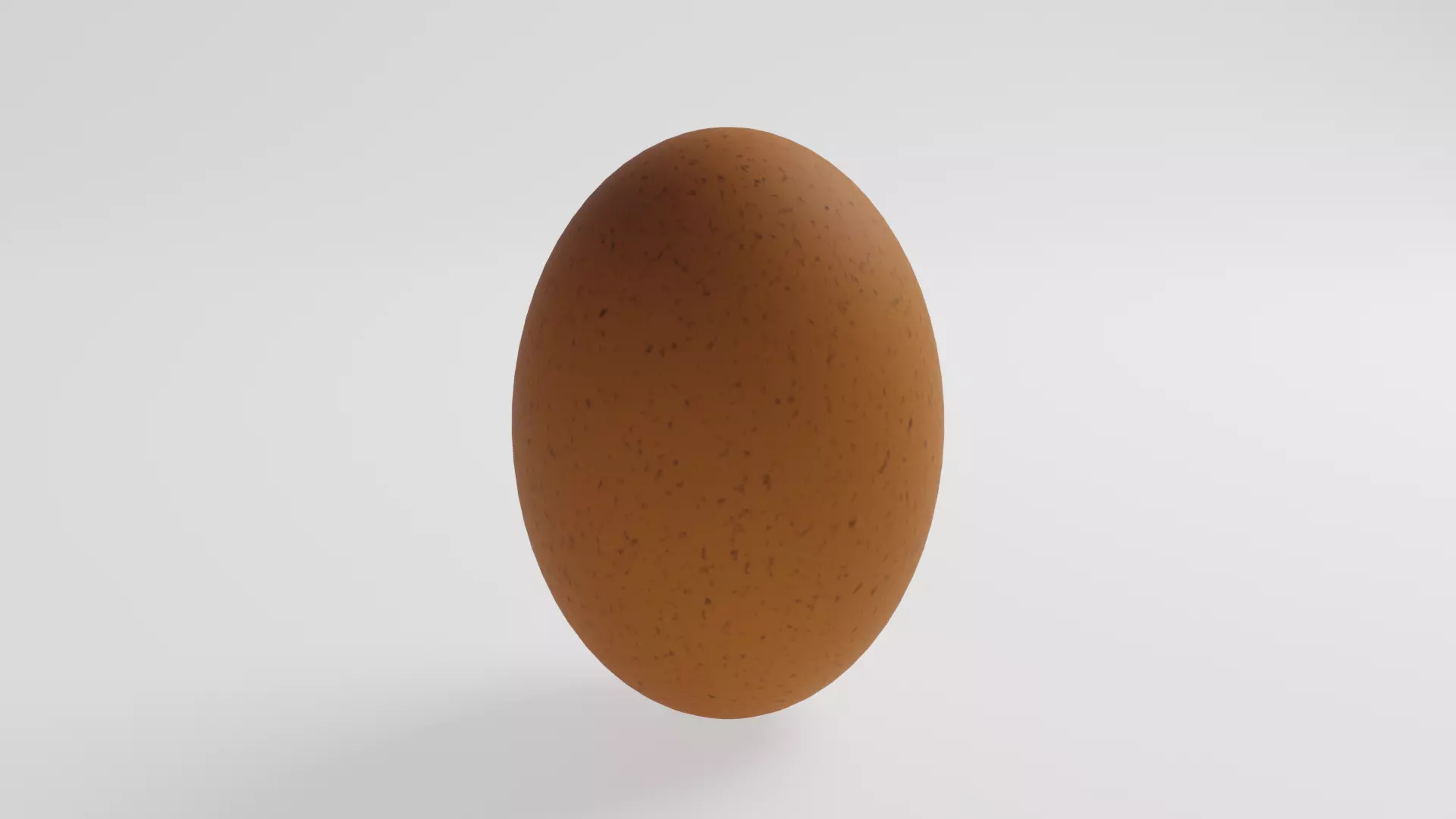 Chicken Egg Low-poly 3D model_0