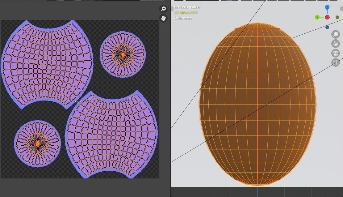 Chicken Egg Low-poly 3D model_10