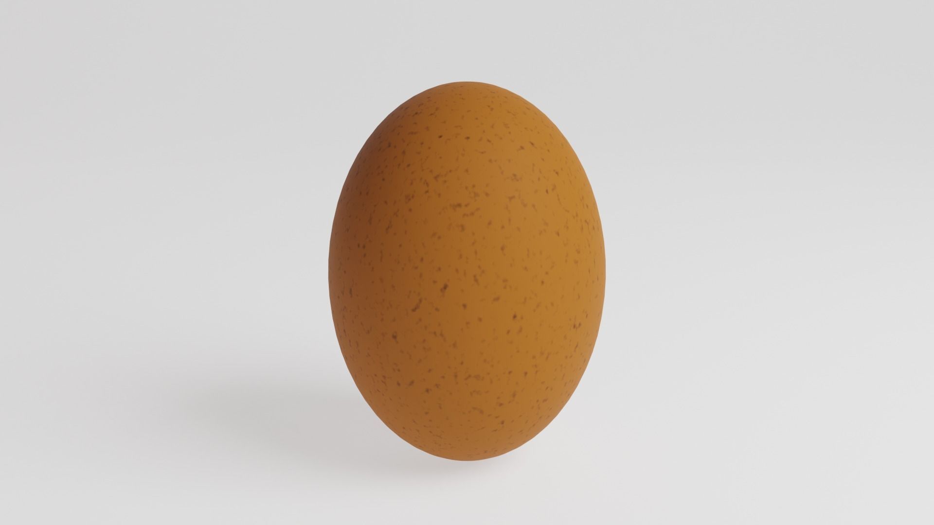 Chicken Egg Low-poly 3D model_12