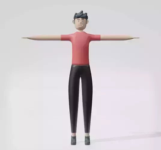 Man in minimal design