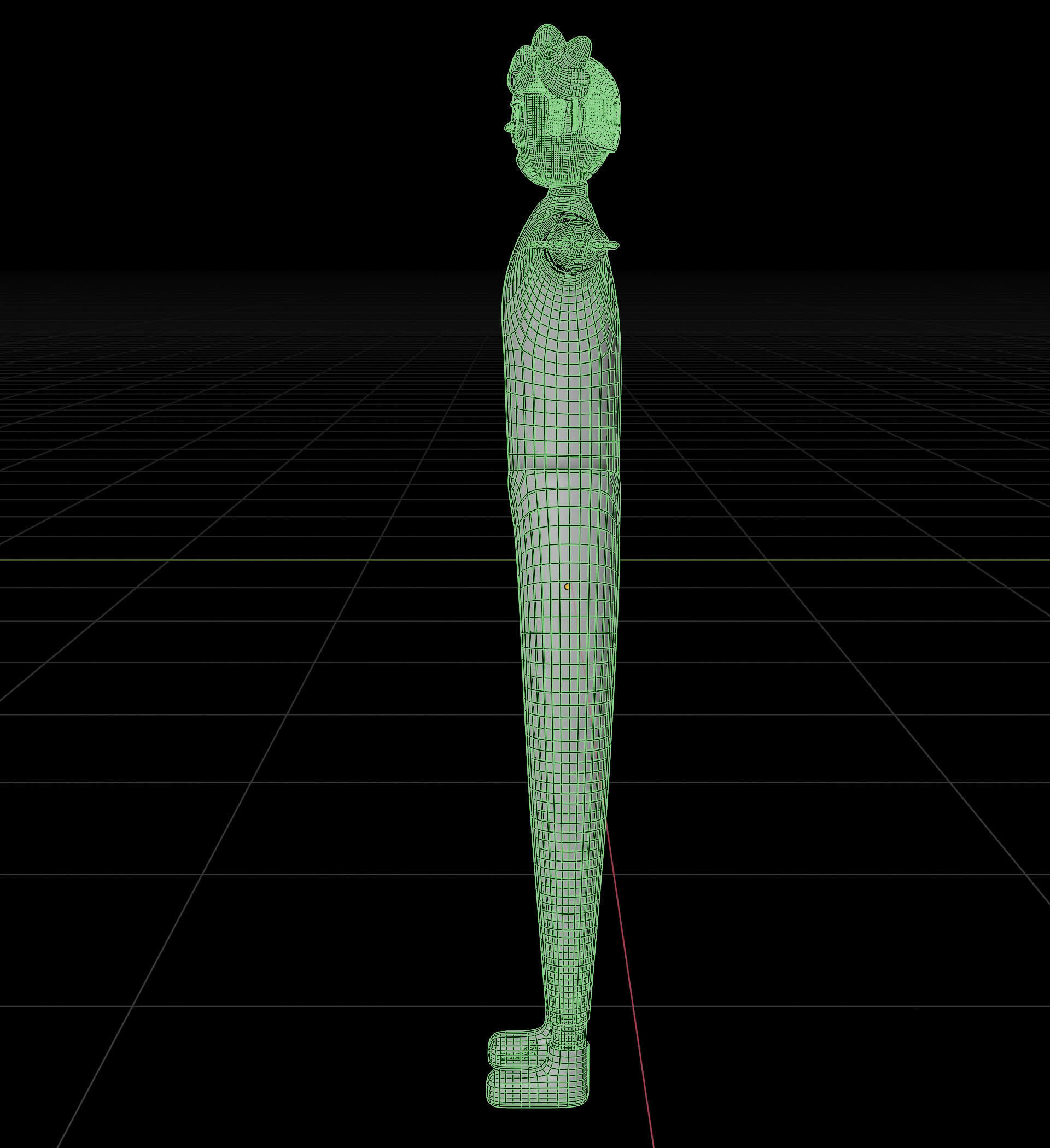 Man in minimal design 3D model_13