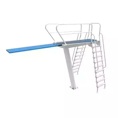 Diving Board Low-poly 3D model