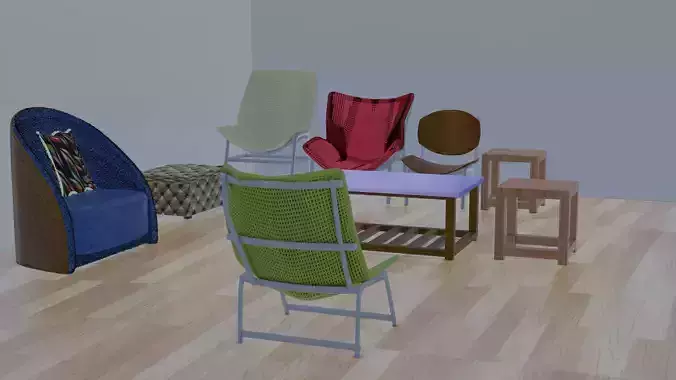 set of nice indoor chairs