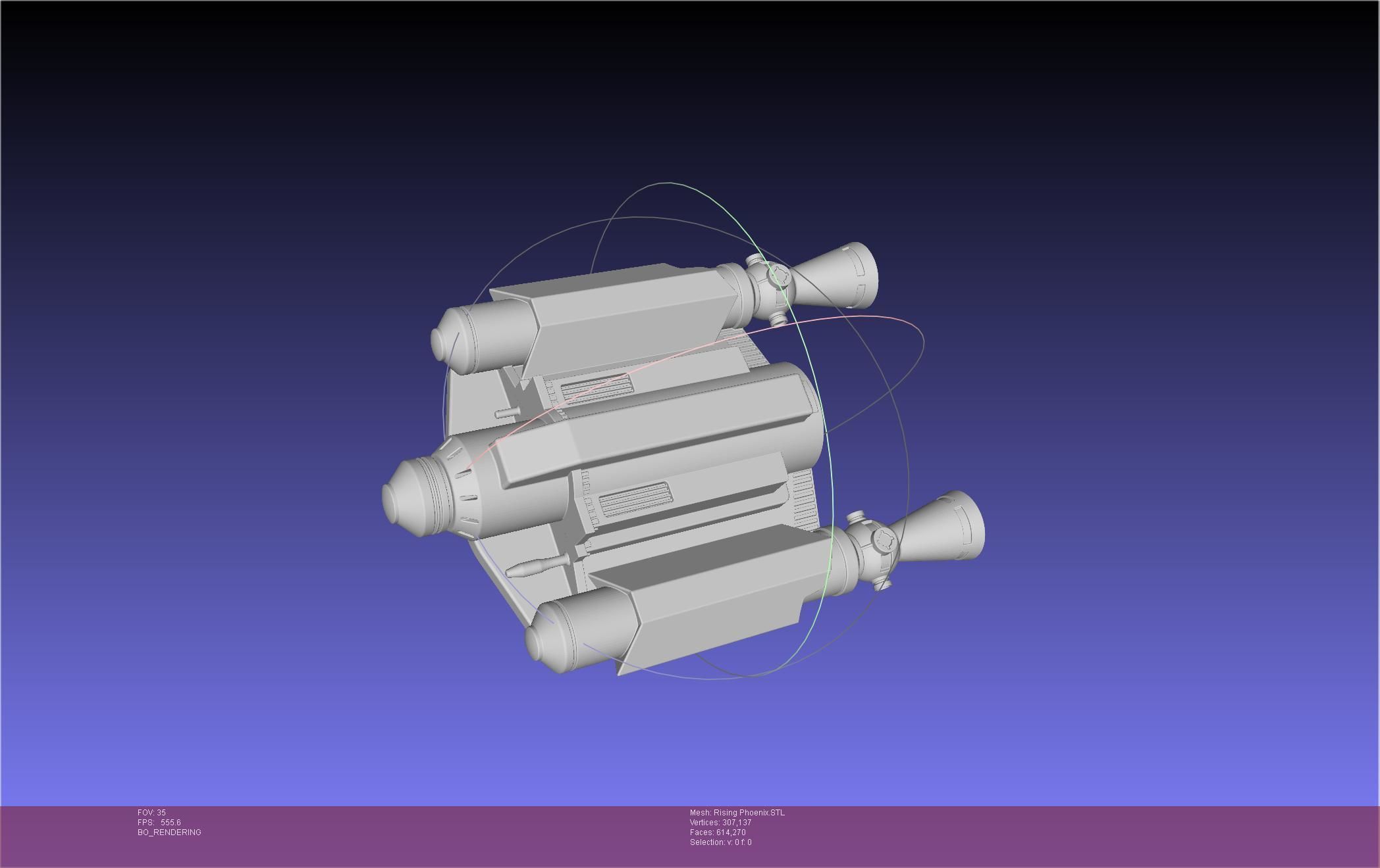 Star Wars The Mandalorian Rising Phoenix Jetpack 3D print model_122